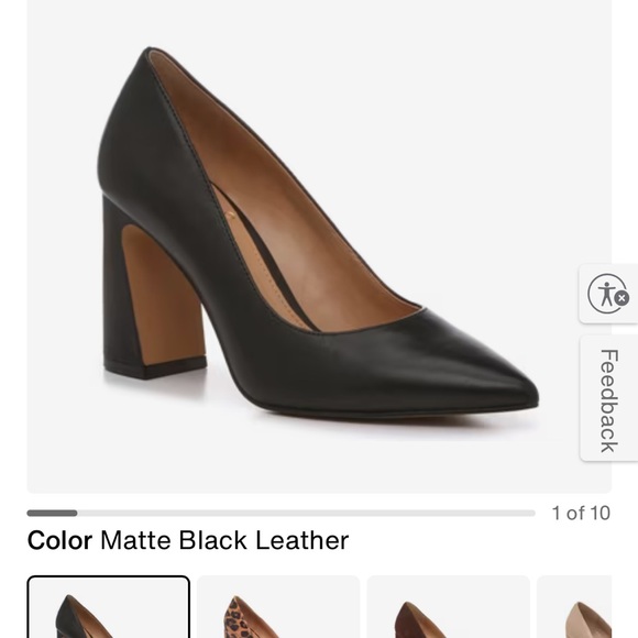 Vince Camuto Classic Black Heels - Picture 9 of 9